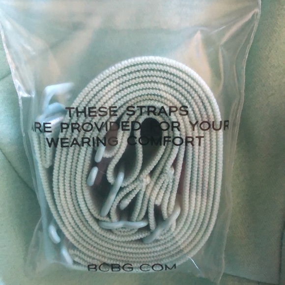 BCBG | Jacklyn Tiered Ruffle Strapless Green Opaline Dress NWT - Picture 9 of 16